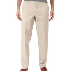 Dockers Beige Flat-Front Straight-Leg Khaki Pants